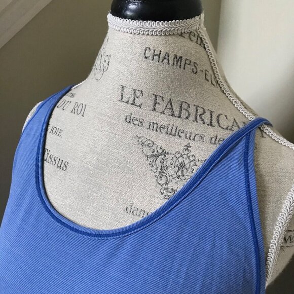 NWT Zella Her Racerback Tank Top Shirt Womens Large Blue Sleeveless Yoga NEW - Picture 7 of 12